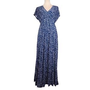 Large Blue Midi Dress